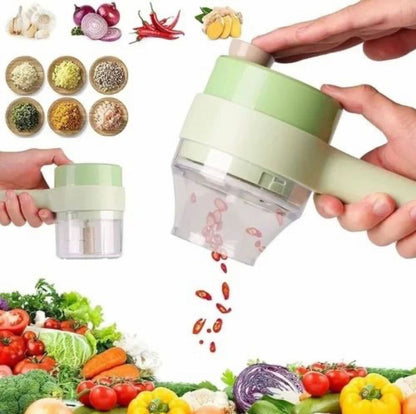 New Vegetable Cutter & Slicer Manual Kitchen Cheese Chopper Machine With 3 Sharp Drums Multifunctional Garlic Potato Shredder For Easy Food Preparation (Random Color)